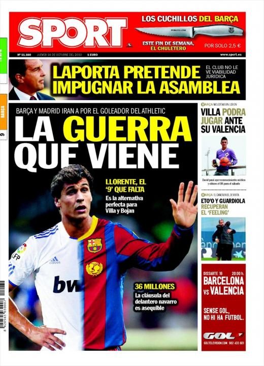 RAZBOIUL ce vine! Barcelona si Real Madrid se bat pentru Llorente! Clauza de 36 de mil este maruntis:_2