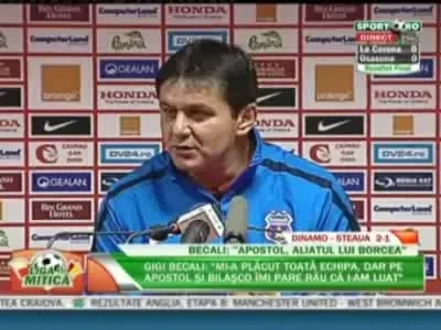 Lacatus: Dinamo nu dadea gol daca nu erau acele doua penaltyuri