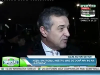 Becali, contestat de fani in Olanda: "Ceausescu, Ceausescu"