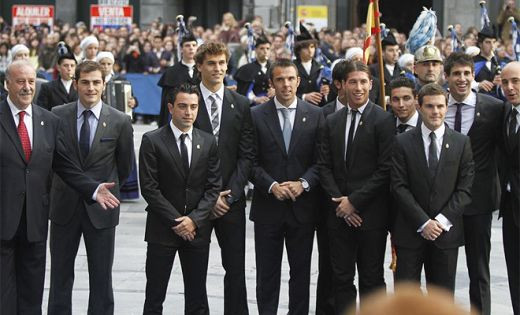 VIDEO Del Bosque a primit Premiul Printului de Asturia! Doar 10 jucatori au fost prezenti!_7