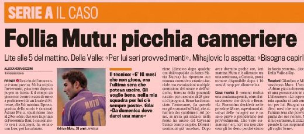 Chelnerul batut de Mutu va sta o luna in SPITAL: Afla in ce hal l-a lasat! Fiorentina decide in 48 de ore ce va pati Mutu!_2
