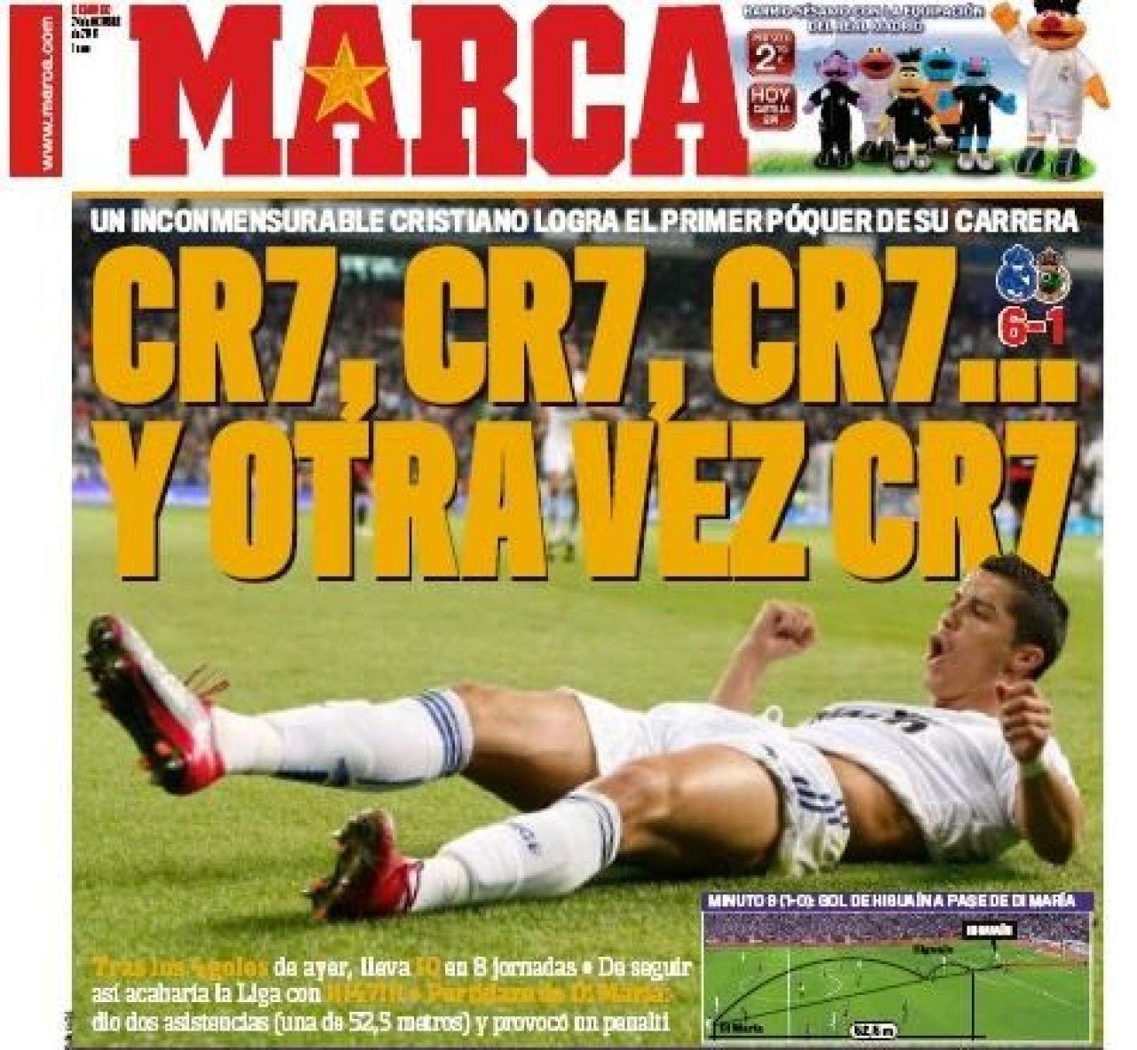 VIDEO Cristiano Ronaldo a dat pentru PRIMA oara in cariera 4 goluri: