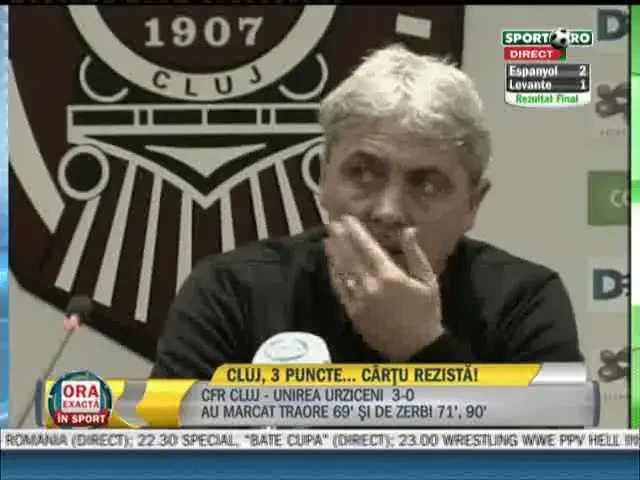 CFR, pe locul 9! Cartu: "Mi-am luat palton sa raman si la iarna!" Cum il lauda pe De Zerbi!