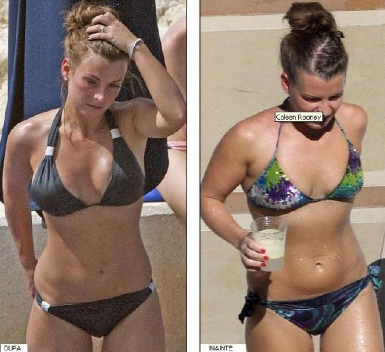 FOTO: Cum si-a impacat Rooney nevasta? I-a dat bani sa-si puna silicoane! Vezi noul bust al lui Coleen!_3