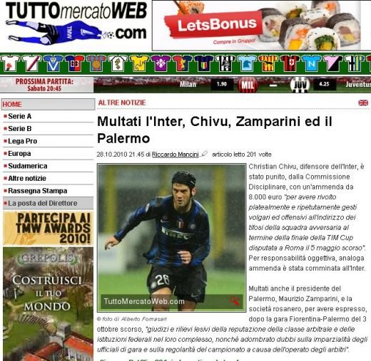 Chivu, AMENDAT pentru injuraturi si gesturi OBSCENE si lasat in afara LOTULUI de Benitez! Vezi cat trebuie sa plateasca!_2