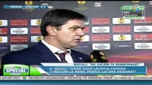 Steaua, pe locul 2 in grupa: Visam sa ne calificam in primavara europeana!