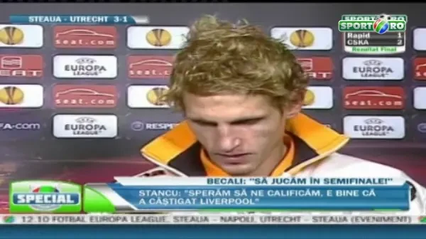 Nesu: Suporterii au dat PUTERE Stelei. Imi pare rau ca nu am reusit sa-i incurcam