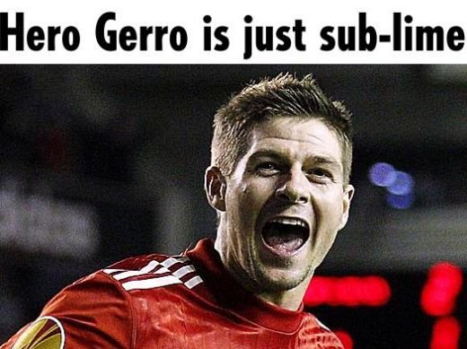 VIDEO SENZATIONAL!&nbsp; Cum au cantat fanii lui Liverpool imnul lui Gerrard la meciul cu Napoli!