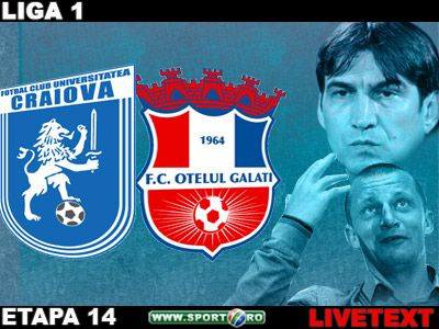 Galatiul la putere in Liga I! Universitatea Craiova 0-1 Otelul! Vezi fazele meciului!