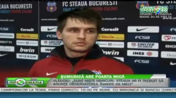 Tatarusanu: "Nu i-am aratat lui Duckadam ca e poarta mica... ci ca e praf pe bara" :))