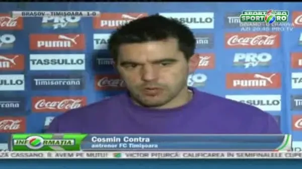 Contra isi face praf jucatorii dupa eliminarea din Cupa: Jucatorilor trebuie sa le fie frica de reactia lui Iancu, nu mie!