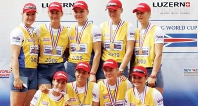 Incredibil! Romania a luat broznul la 8+1 la Mondialele de canotaj, desi a avut barca sparta!