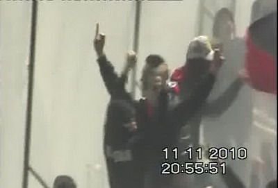 VIDEO IMAGINI INCENDIARE! Ce a filmat Jandarmeria in tribune la Rapid - Steaua!