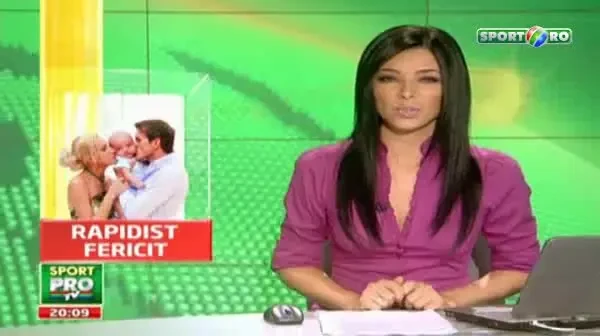 Rapidistii s-au nasit intre ei! VEZI cine e nasul fiului cel mic al lui Costin Lazar: