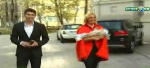 Rapidistii s-au nasit intre ei! VEZI cine e nasul fiului cel mic al lui Costin Lazar: