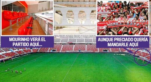Mourinho se ascunde din nou in COSUL DE RUFE! Vezi trucurile lui Jose pentru a-i da indicatii lui CR7!
