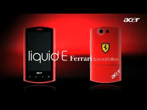 Ultima fita pentru fotbalisti! Acer a lansat cel mai tare SMARTPHONE: Ferrari Liquid E Special Edition! VIDEO:
