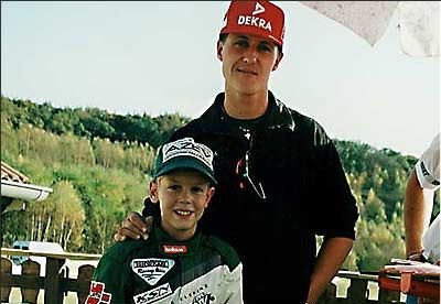 Poza de colectie: pustiul Vettel alaturi de Michael Schumacher! Cele mai tari 21 de poze din cariera noului IDOL din F1:_22
