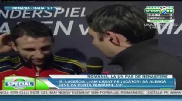 Razvan Rat il lauda pe Rapa dupa meciul cu Italia!