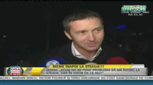 MM Stoica a plecat cu Steaua la Tg Mures: Am luat decizia de a ma intoarce la Steaua pe fuga!