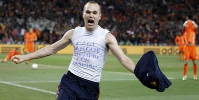 Iniesta dupa ce a marcat golul finalei Cupei Mondiale: A fost cel mai rau an din cariera mea!