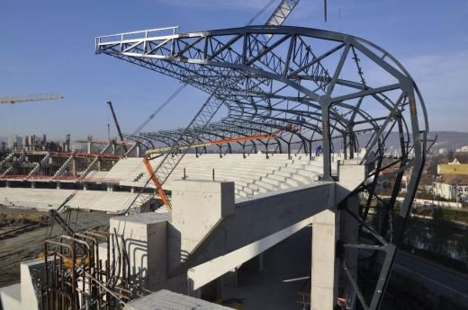 Noul stadion din Cluj costa cu 10 milioane de euro mai mult! FOTO: Cluj Arena incepe sa semene cu macheta!_34