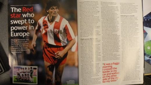 Belodedici, vedeta in UEFA Champions League Magazine! Steaua Rosie care a cucerit Europa!
