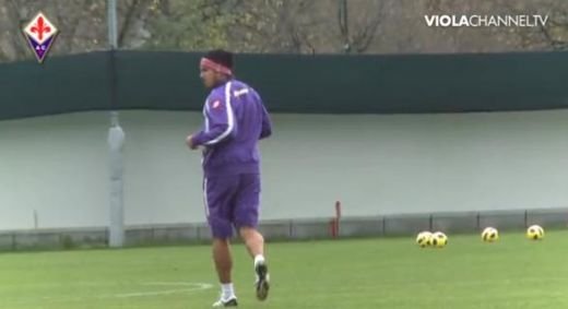 VIDEO: Mutu a revenit la Fiorentina! Vrea sa joace cu Juve indiferent de consecinte!