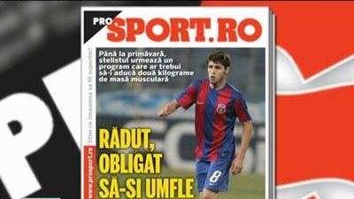 Citeste joi in ProSport / De ce il baga Steaua pe Radut la sala de forta: