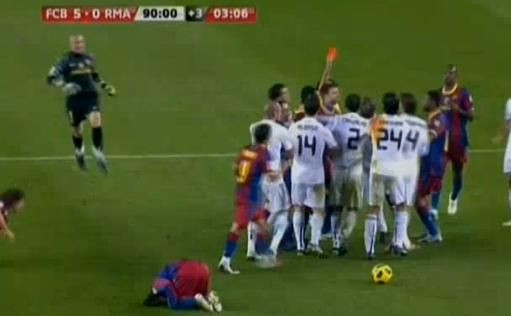 Singurul de la Real care a iesit invingator: Sergio Ramos a pus la pamant 3 catalani! VIDEO: