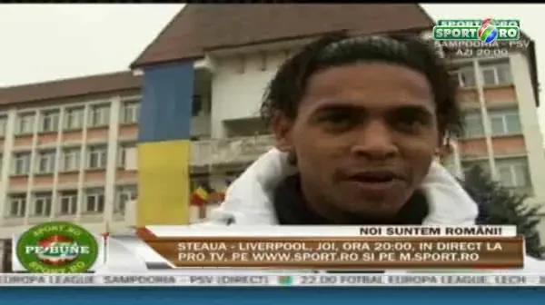 SUPER VIDEO! Brazilianul Eric vrea la nationala! Vezi cum canta imnul Romaniei! :)