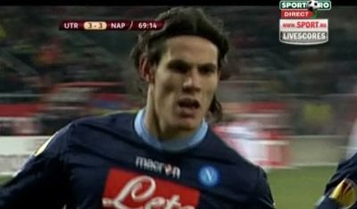 VIDEO: Tripla Cavani, un gol imposibil si un final pe placul Stelei: Utrecht 3-3 Napoli!