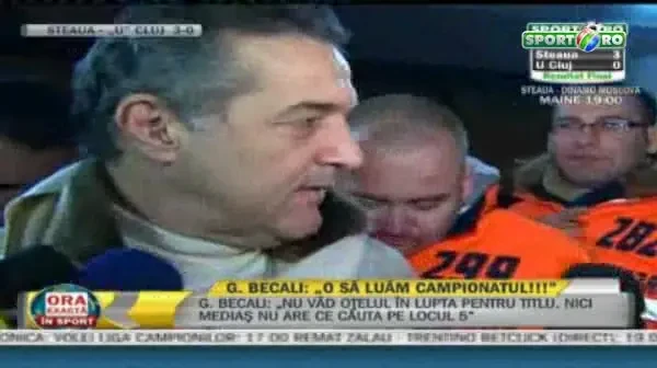 VIDEO / REVELION in Ghencea! Becali s-a urcat pe Maybach si le-a urat La Multi Ani fanilor!