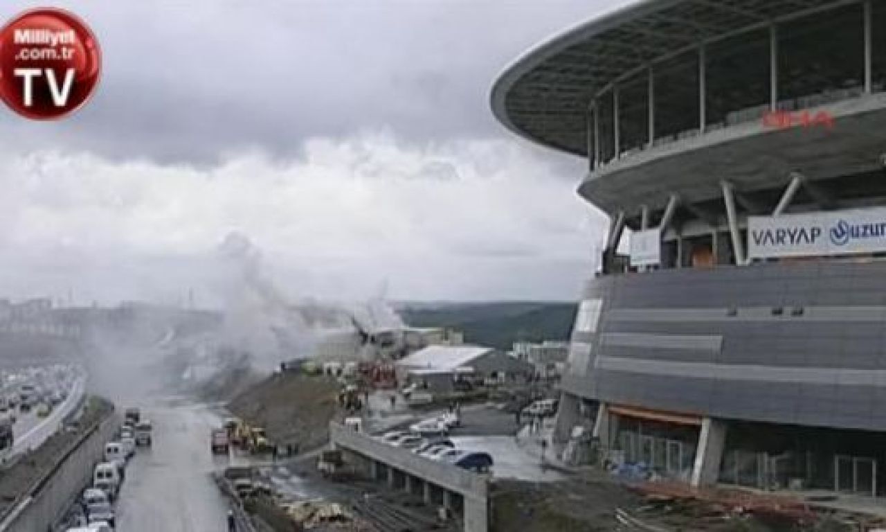 VIDEO Stadionul de 210 milioane de dolari al Galatei a luat FOC!_1