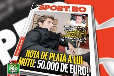 Citeste sambata in ProSport: Cat va plati Mutu dupa ce l-a batut pe chelnerul albanez