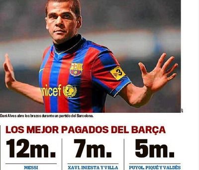 Dani Alves vrea un salariu mai MARE decat Xavi, Iniesta si Villa la Barcelona... sau pleaca la City!