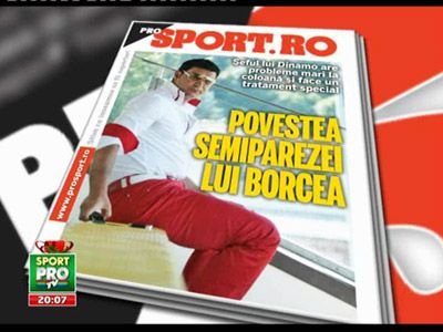 Marti in ProSport: Borcea a suferit o semipareza! Vezi cat costa tratamentul!