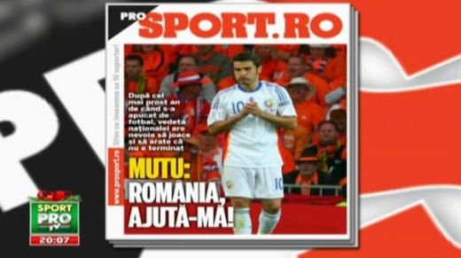 Citeste marti in ProSport: ce mesaj ii transmite Mutu lui Razvan Lucescu!