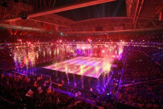 VIDEO / Hagi a inaugurat stadionul de 200 de milioane de euro al Galatei! Vezi ce SHOW au facut turcii!_1