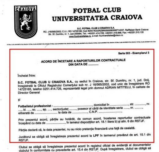 ASTEA sunt dovezile lui Mititelu: Piti are dezlegari in alb pentru 3 jucatori de la Craiova! Vezi foto!_4
