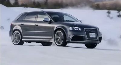 VIDEO: Iarna e mult mai tare&nbsp;ca vara! ...&nbsp;cu noul Audi RS3! 340 de cai si tractiune quattro!