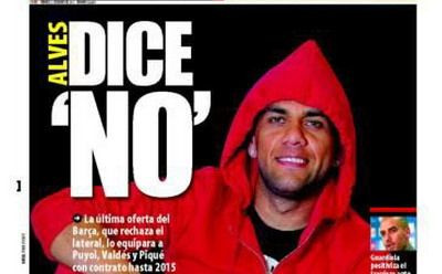 Dani Alves REFUZA sa-si prelungeasca intelegerea cu Barca! Vrea sa castige mai mult decat Xavi si Iniesta: