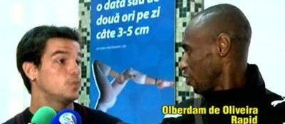 Brazilianul Olberdam este al Rapidului: Nu stiam ca Mutu si Chivu sunt romani