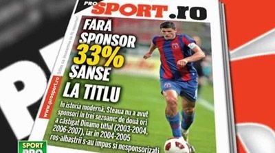 Citeste luni in ProSport: Povestea ratarii unui sponsor major la Steaua!