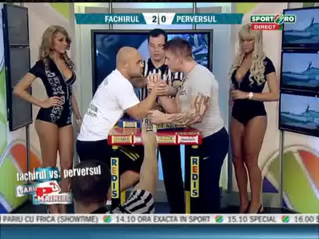 VIDEO:&nbsp;Vezi meciul la mana dreapta in care Fachirul l-a pus de l-a JULIT pe Pervers!