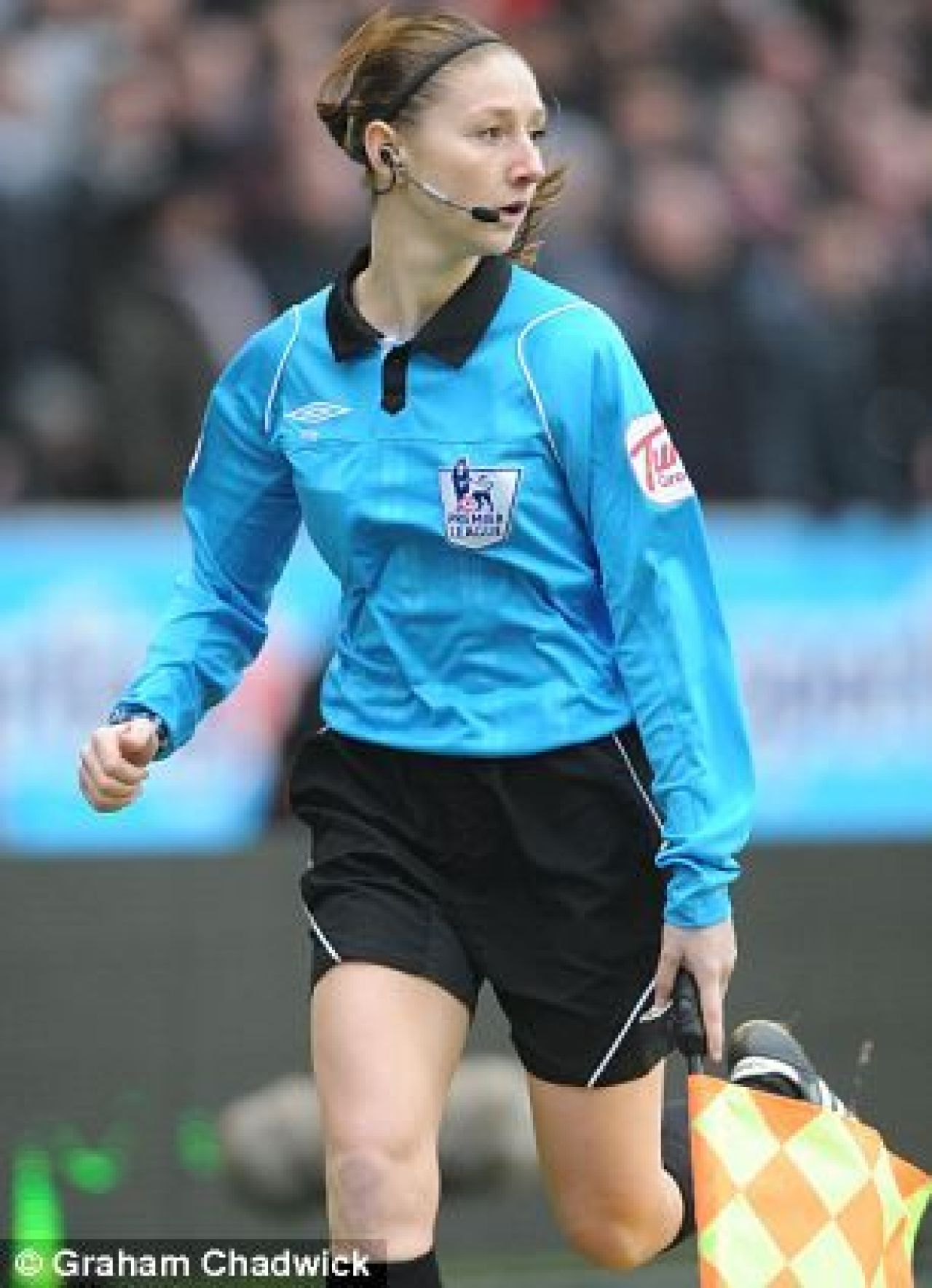 FOTO / Ce a spus comentatorul de la Sky despre arbitra de la Liverpool: