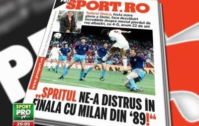 Citeste luni in ProSport: SPRITUL misterios care le-a inmuiat picioarele stelistilor inainte de finala cu Milan din 89!