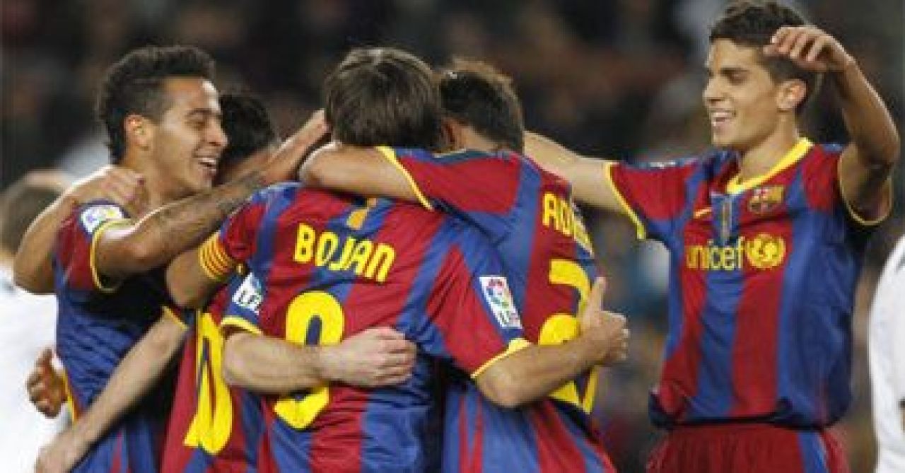VIDEO / Barcelona a batut Almeria cu echipa de copii! Vezi PRIMUL gol al lui Afellay pentru Barca:_1
