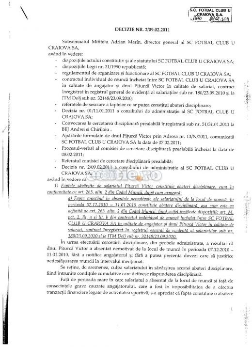 Mititelu pregateste dovezi VIDEO si AUDIO contra lui Piturca: A instigat la violenta! Vezi documentele prin care Piti a fost dat afara!