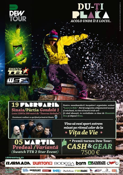 Dew Tour 2011, turneul de snowboarding profesionist organizat de Mountain Dew, continua la Sinaia_3